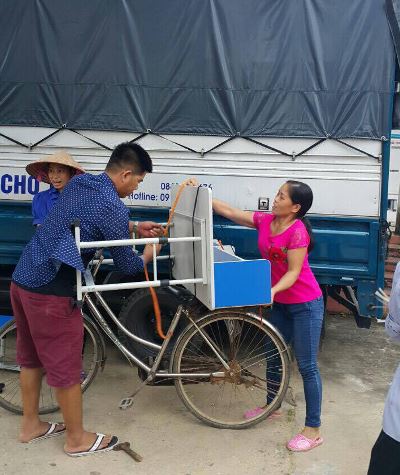 scrivania bicicletta