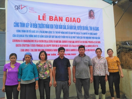 New kitchen completed in Nam Dan kindergarten