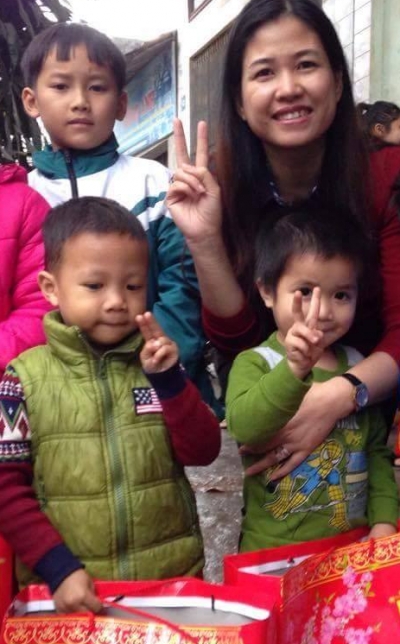 Smiles, rice and gifts for our children